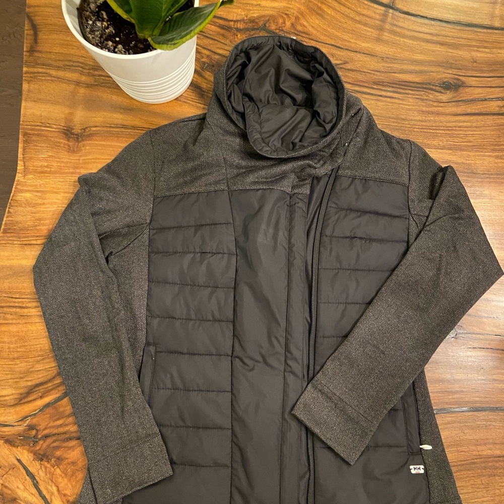 Helly Hansen Asymmetrical Jacket gray & black size small